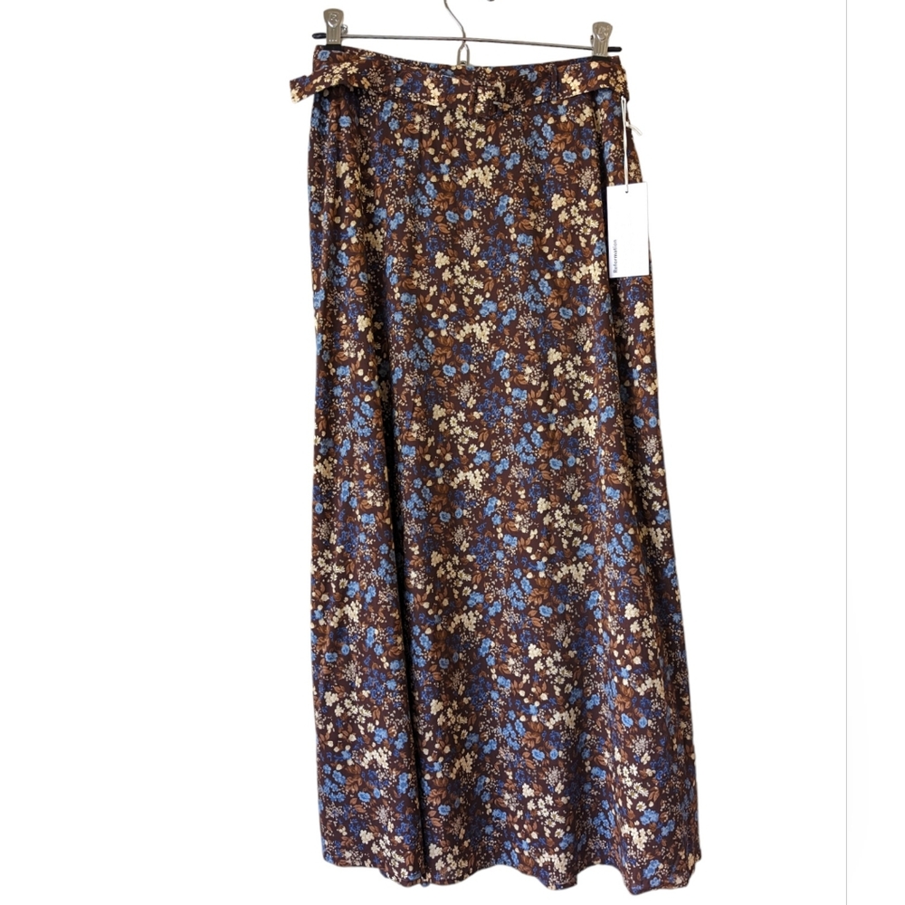 Reformation Falcon Midi Belted Floral Skirt NWT